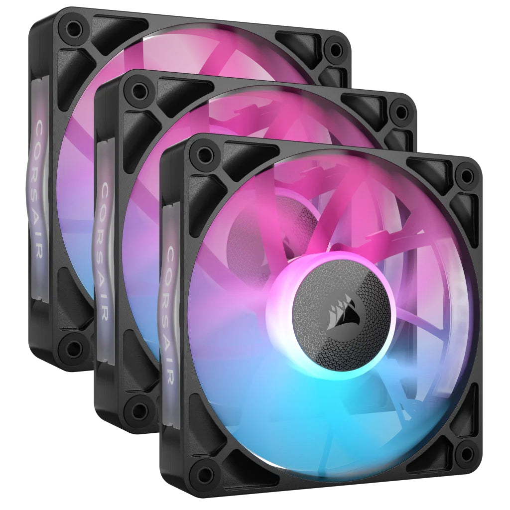 Corsair iCUE LINK RX120 RGB Computer case Fan 12 cm Black 3 pc(s) Cooling