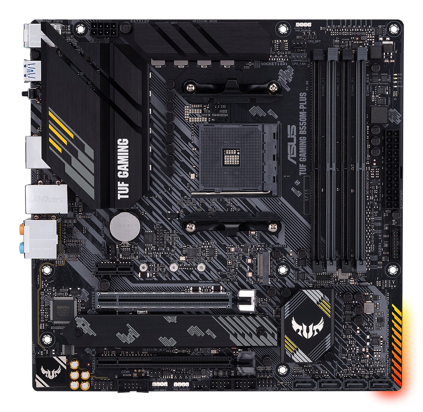 ASUS TUF GAMING B550M PLUS AMD B550 Socket AM4 micro ATX Motherboard