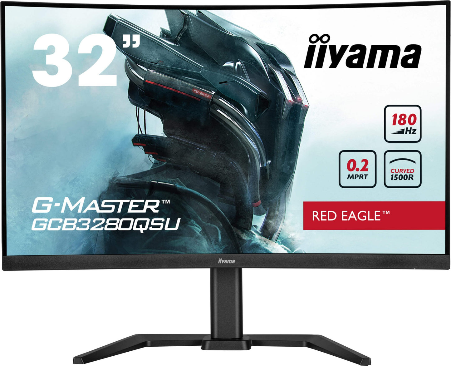 iiyama G-MASTER GCB3280QSU-B2 31.5" QHD VA 180Hz Curved Monitor