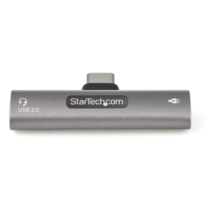 StarTech.com USB C Audio & Charge Adapter - USB-C Audio Adapter w/ USB-C Audio Hub