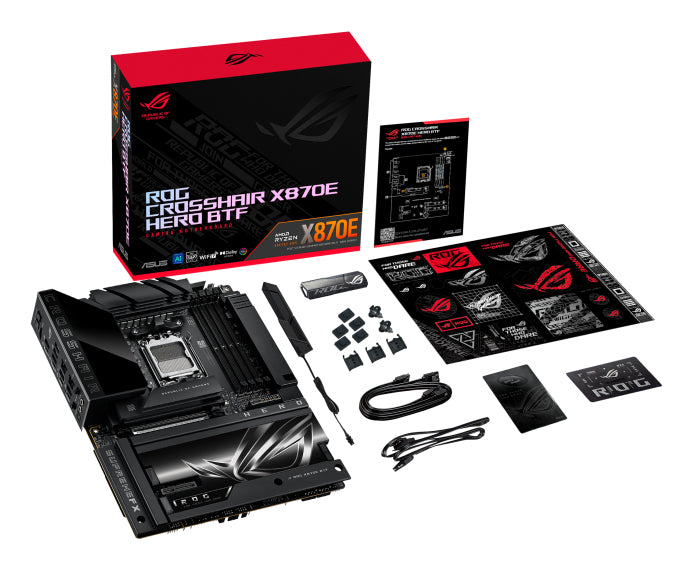 ASUS ROG CROSSHAIR X870E HERO BTF AMD X870E Socket AM5 ATX Motherboard