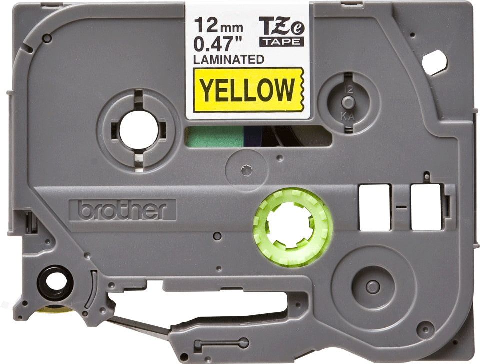 Brother TZE-631 DirectLabel black on yellow Laminat 12mm x 8m for Brother P-Touch TZ Labels