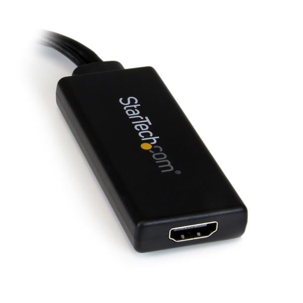 StarTech.com VGA to HDMI Adapter with USB Audio & Power – Portable VGA to HDMI Cable