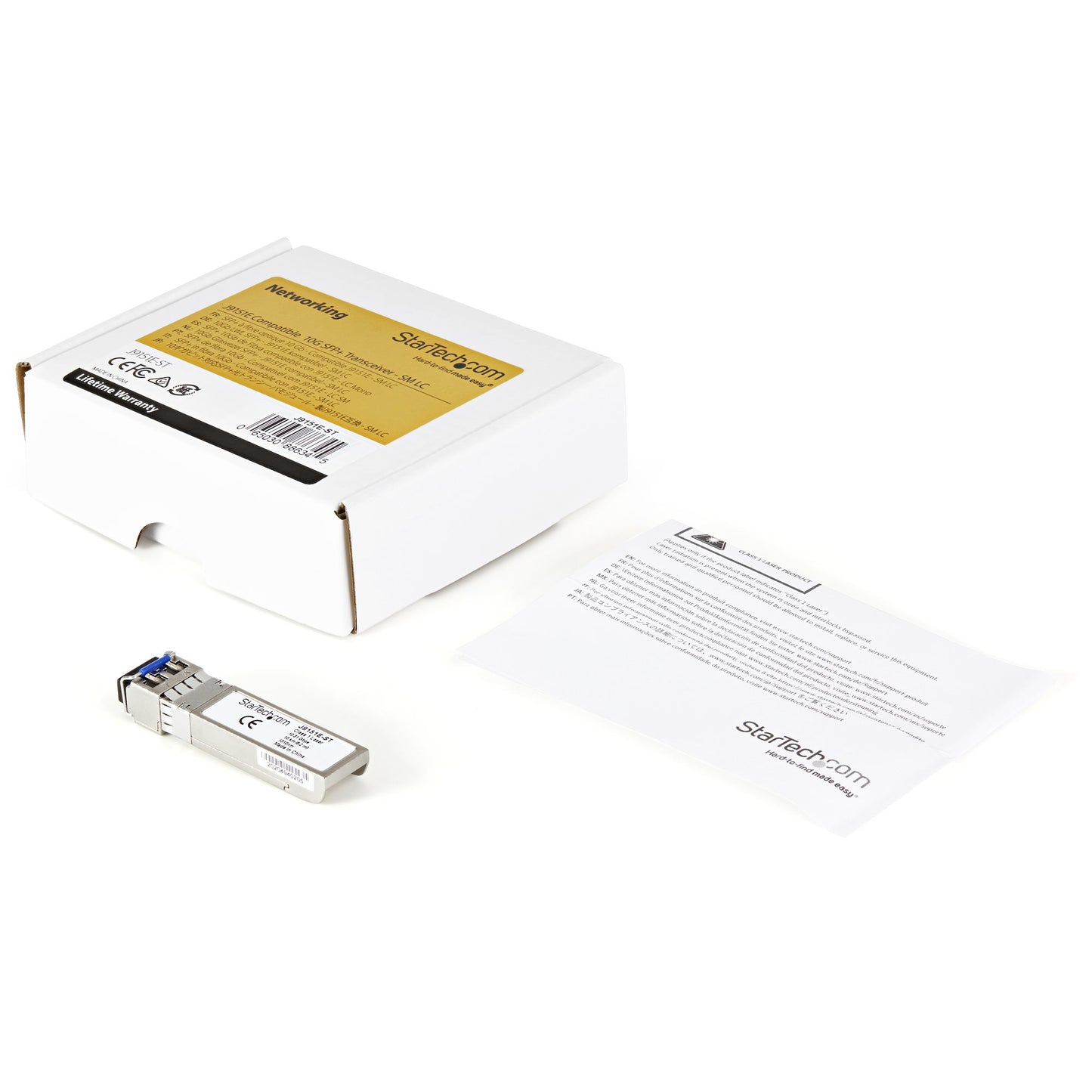 StarTech.com HPE J9151E Compatible SFP+ Module - 10GBASE-LR - 10GbE Single Mode Fiber Optic Transceiver - 10GE Gigabit Ethernet SFP+ - LC 10km - 1310nm - DDM HPE 2930F, 8325, 3810M Networking