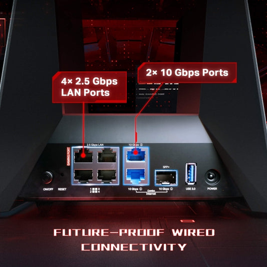 TP-LINK Archer BE19000 Tri-Band Wi-Fi 7 Gaming Router Networking