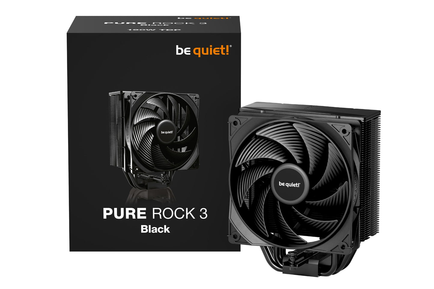 be quiet! Pure Rock 3 Black Processor Air cooler 12 cm 1 pc(s) Cooling
