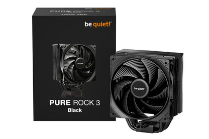 be quiet! Pure Rock 3 Black Processor Air cooler 12 cm 1 pc(s) Cooling