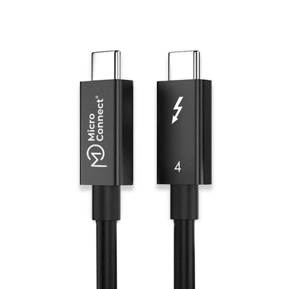 Microconnect TB4010 Thunderbolt cable 1 m 40 Gbit/s Black
