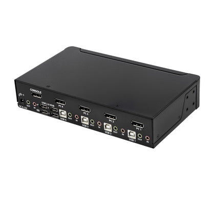 StarTech.com 4 Port DisplayPort KVM Switch - 4K 60Hz - Single Display - Dual Port