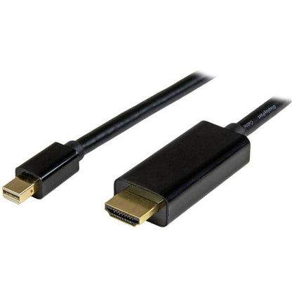 StarTech.com 3.3ft (1m) Mini DisplayPort to HDMI Cable - 4K 30Hz Video - mDP to HDMI
