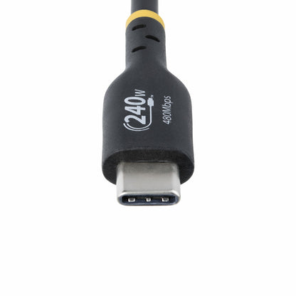 StarTech.com 10ft (3m) USB-C Charging Cable, Charge & Sync, 240W (5A) PD EPR, USB (Black)