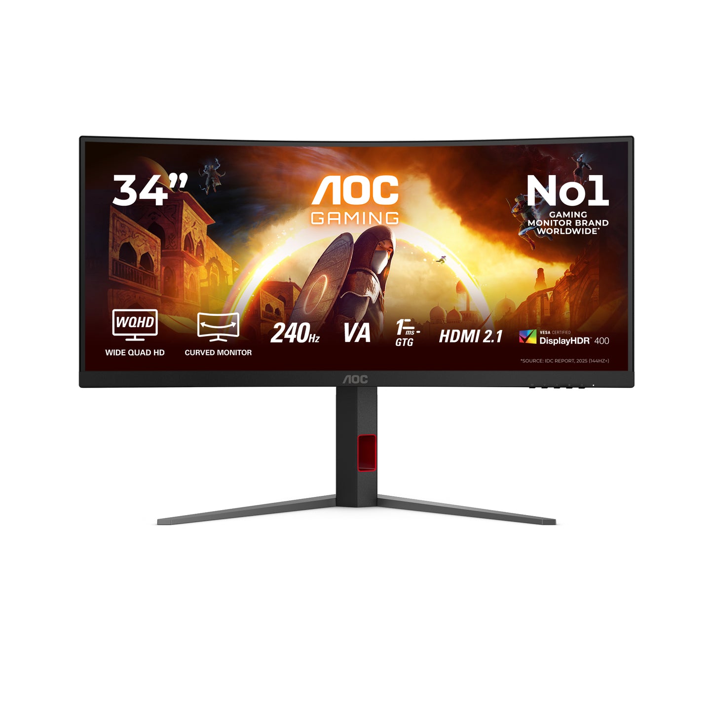 AOC G4 CU34G4Z 34" UWQHD VA 240Hz Curved Monitor