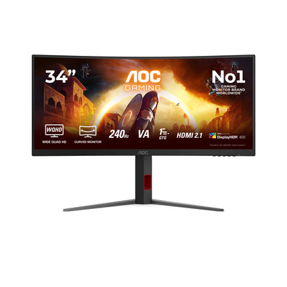 AOC G4 CU34G4Z 34" UWQHD VA 240Hz Curved Monitor