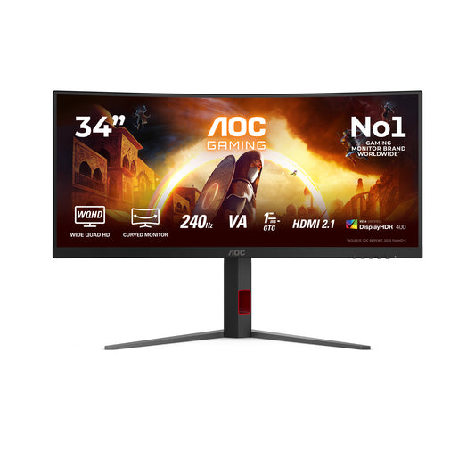 AOC G4 CU34G4Z 34" UWQHD VA 240Hz Curved Monitor