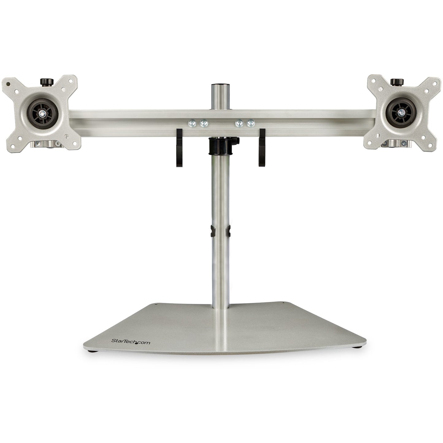 StarTech.com Dual Monitor Stand - Ergonomic Free Standing Dual Monitor Desktop Stand Mount