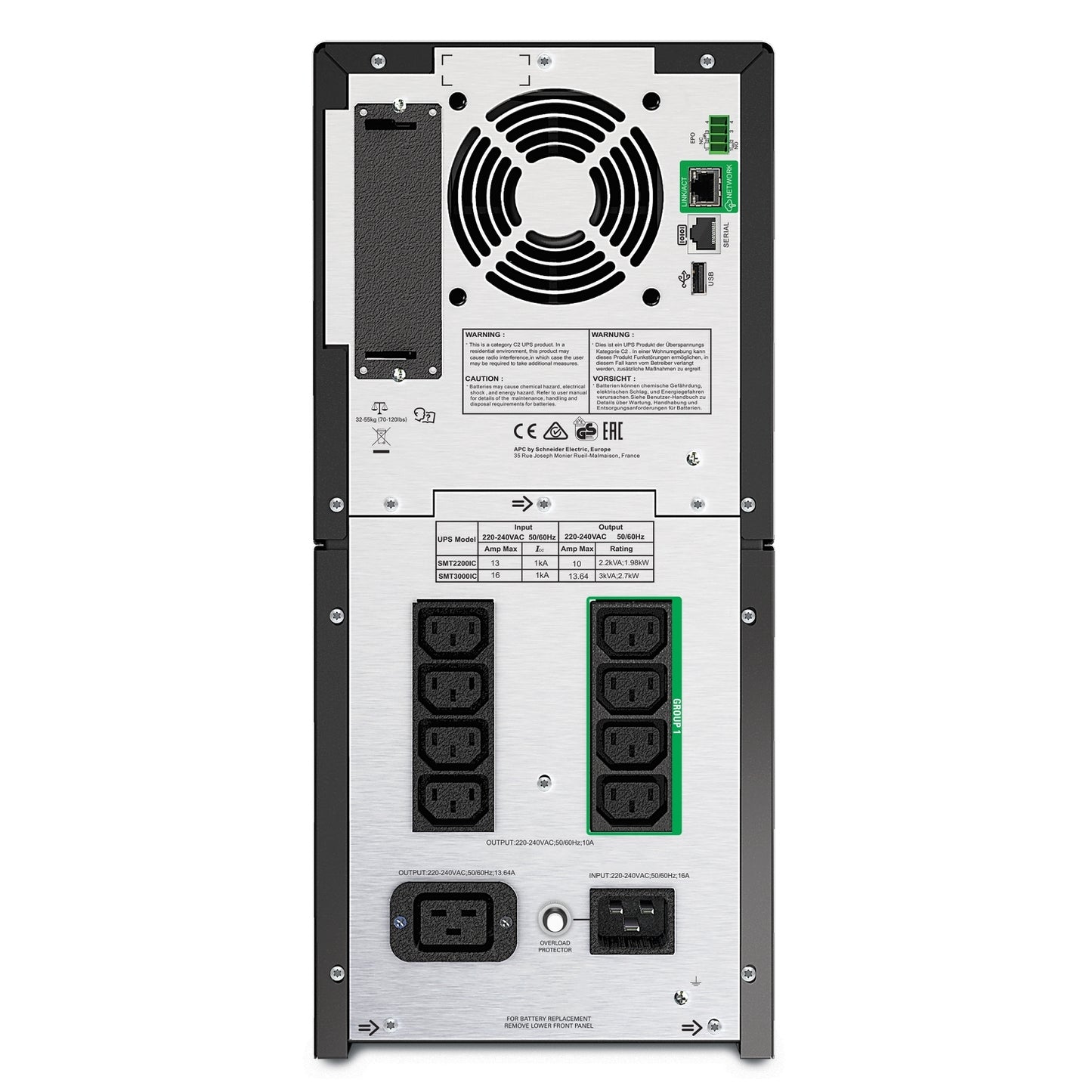 APC Smart-UPS 3kVA Line-Interactive UPS (T3000IC)