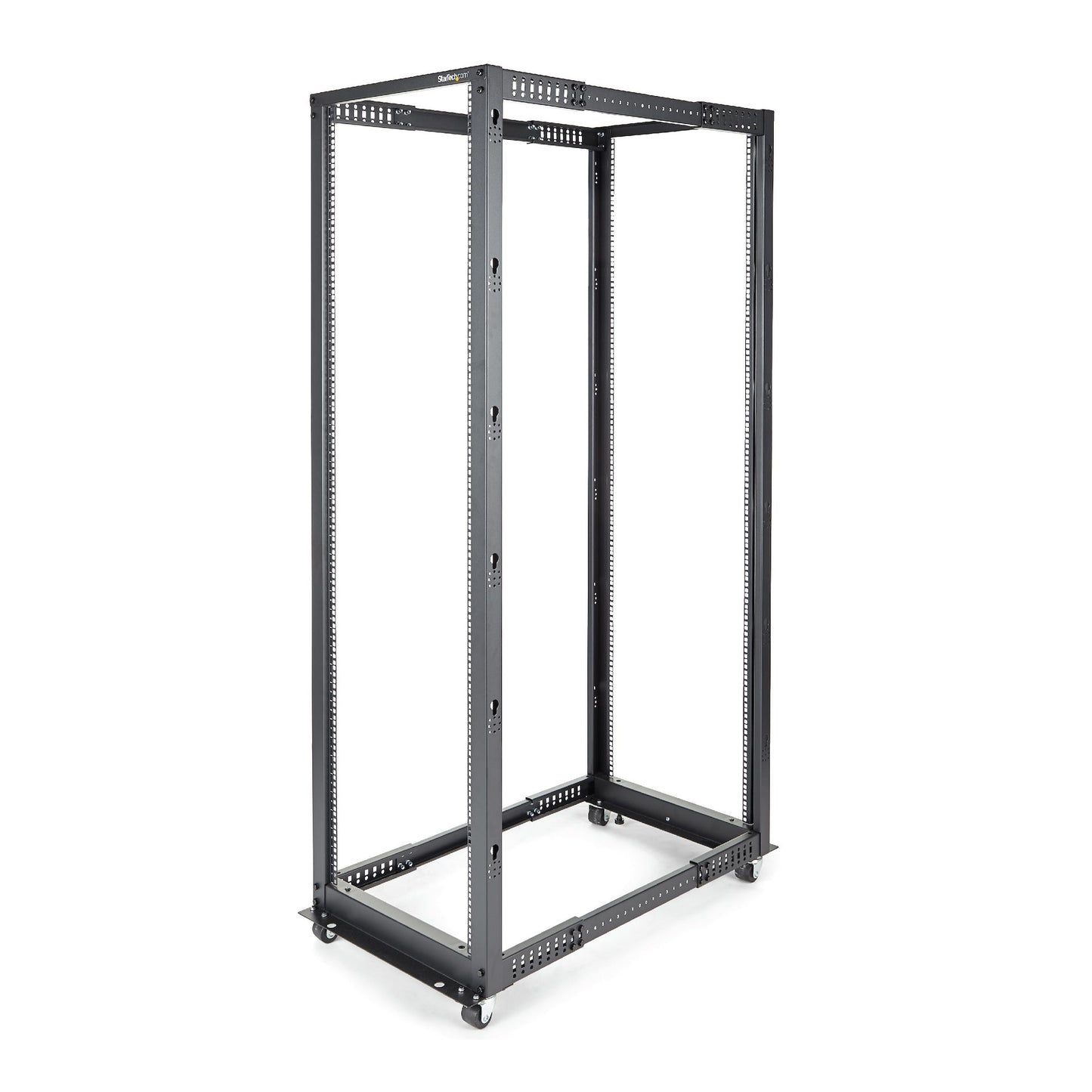 StarTech.com 42U 4-Post Server Rack, 19in Open Frame Rack with 40in (101cm) Mounting