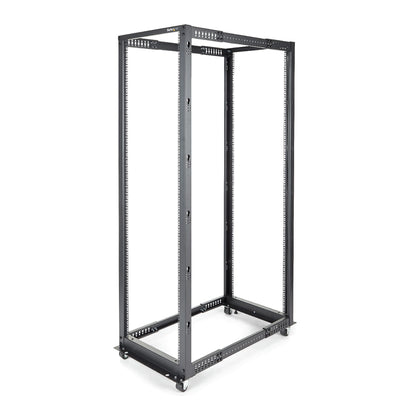 StarTech.com 42U 4-Post Server Rack, 19in Open Frame Rack with 40in (101cm) Mounting