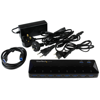 StarTech.com 10-Port USB 3.0 Hub with Charge and Sync Ports - 5Gbps - 2 x 1.5A Ports
