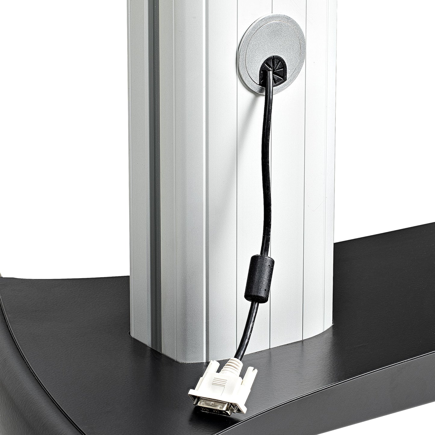 StarTech.com Dual TV Cart for 37-60in VESA TVs up to 110lb/50kg each - Height Mount