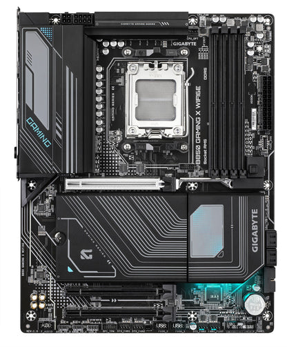 Gigabyte B850 GAMING X WIFI6E Motherboard - AMD Ryzen 9000 Series CPUs, 12+2+2
