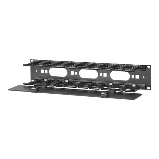 APC NetShelter Cable Management, Horizontal Cable Manager, 2U, Single Side with Rack (AR8600A)
