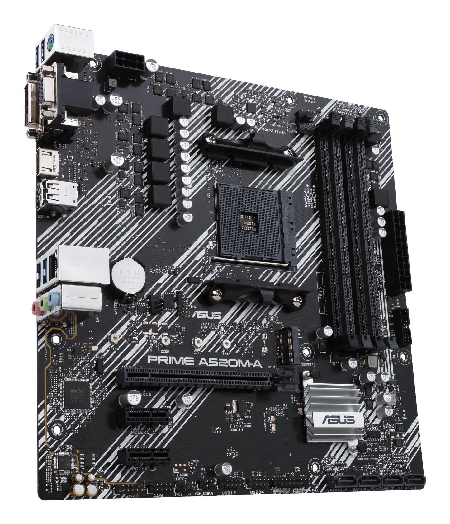 ASUS PRIME A520M-A II/CSM AMD A520 Socket AM4 micro ATX Motherboard