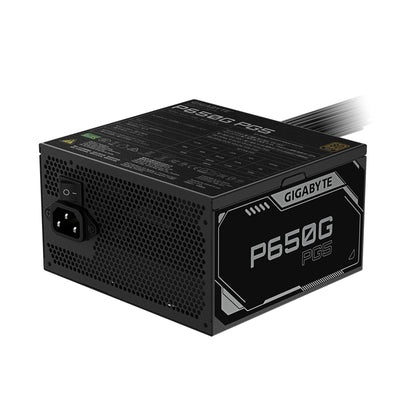 Gigabyte P650G PCIE 5.1 Power Supply - PCIe 5.1, 80 PLUS Silver, 120mm Fan, ATX 3.1