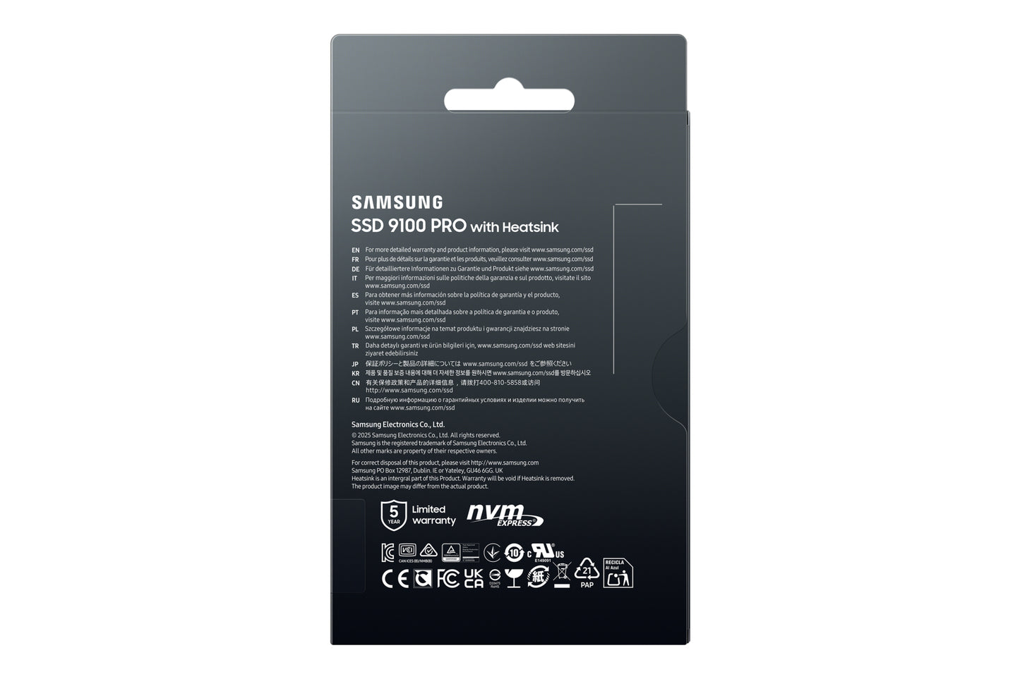 Samsung MZ-VAP4T0CW 4TB M.2 NVMe PCIe Gen5 SSD