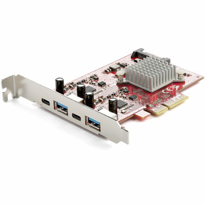 StarTech.com 4-Port USB PCIe Card - 10Gbps USB PCI Express Expansion Card w/ 2 Hub