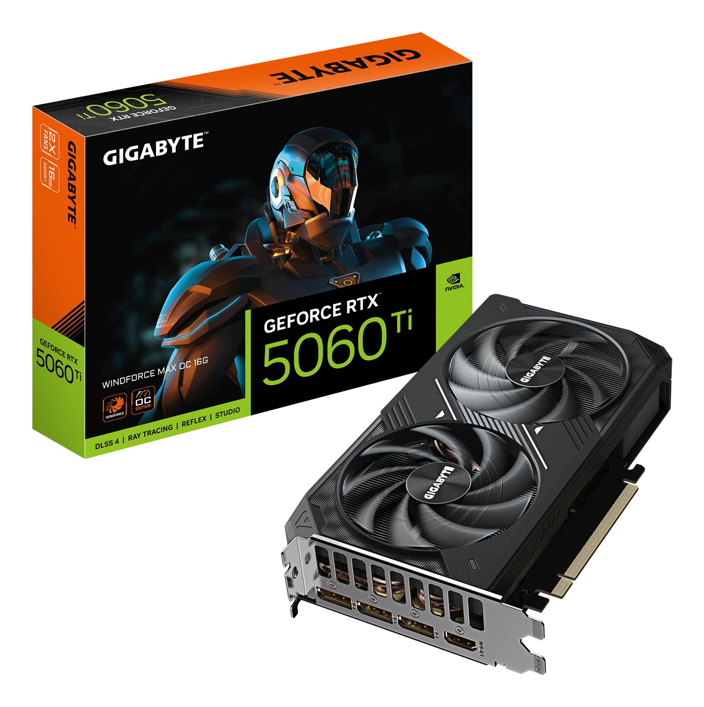 Gigabyte WINDFORCE MAX GeForce RTX 5060 Ti 16GB GDDR7 OC Graphics Card