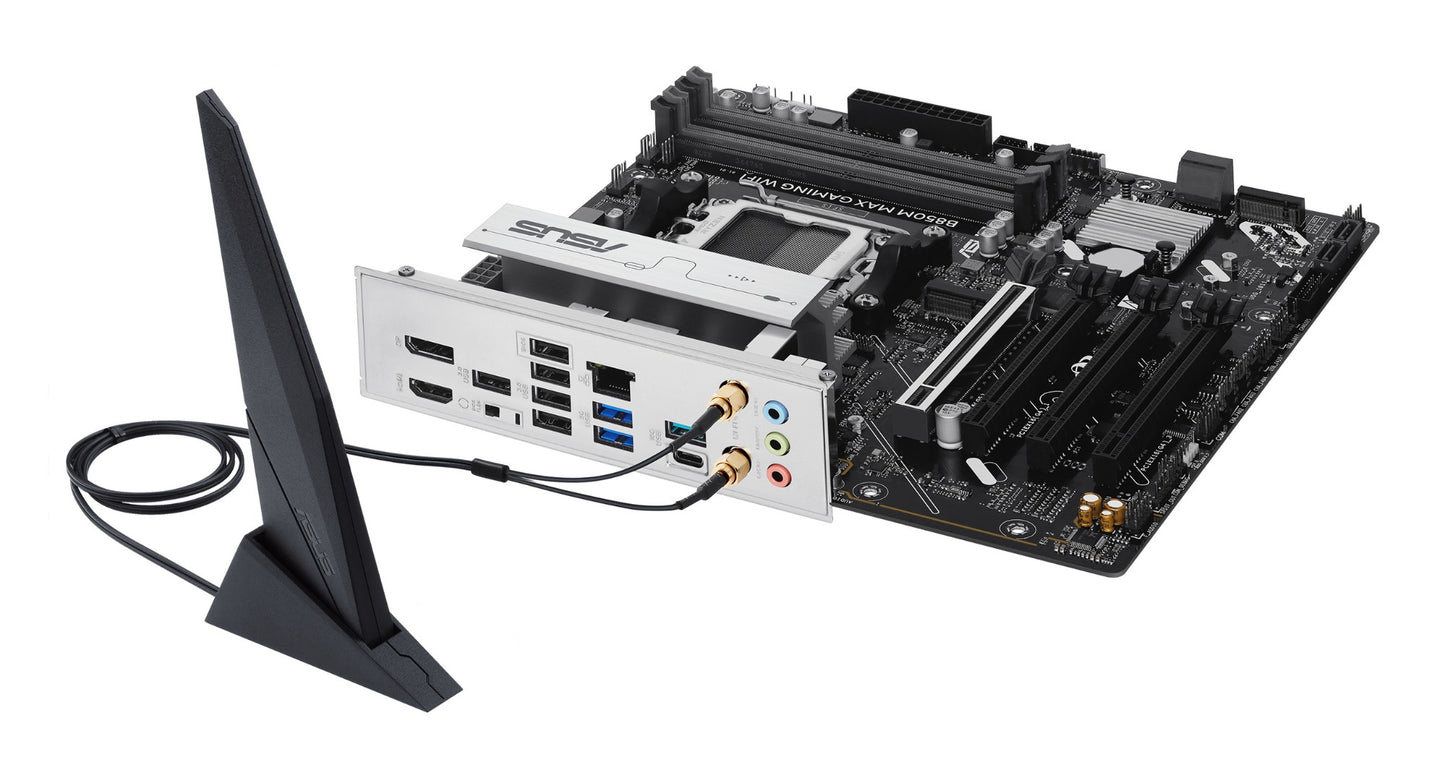 ASUS B850M MAX GAMING WIFI AMD B850 Socket AM5 micro ATX Motherboard