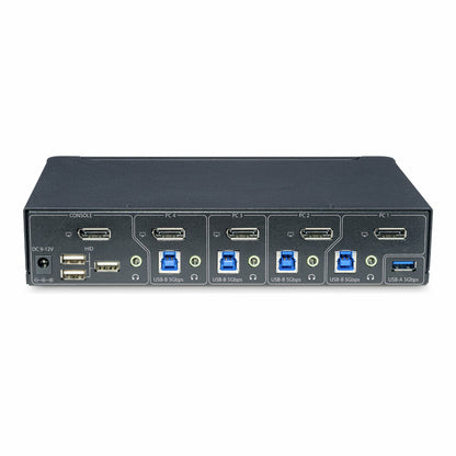 StarTech.com 4-Port DisplayPort KVM Switch, Single 4K 60Hz Monitor, 6x USB Ports