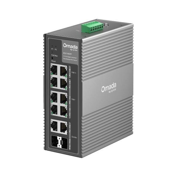 TP-LINK Omada 10-Port Gigabit Industrial Easy Switch PoE
