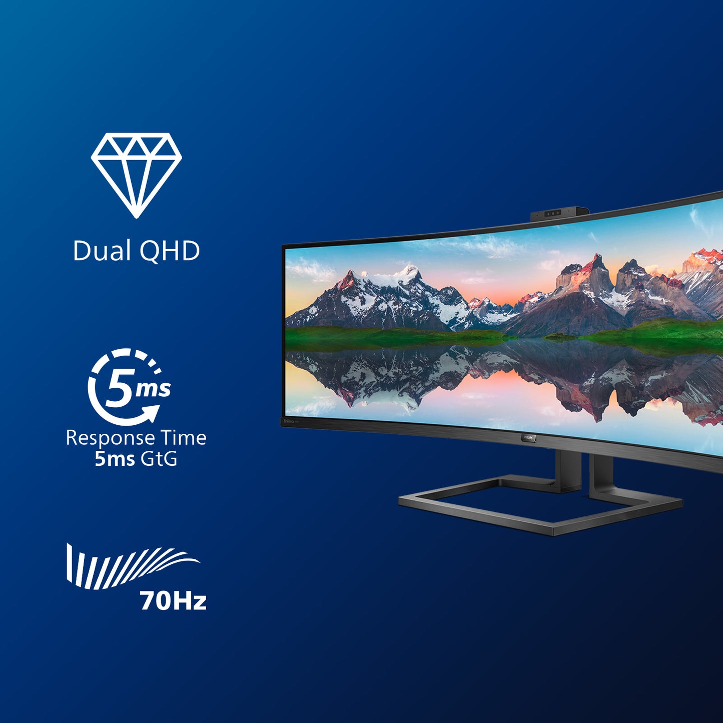 Philips P Line 32:9 SuperWide curved 48.8" DQHD VA Curved Monitor