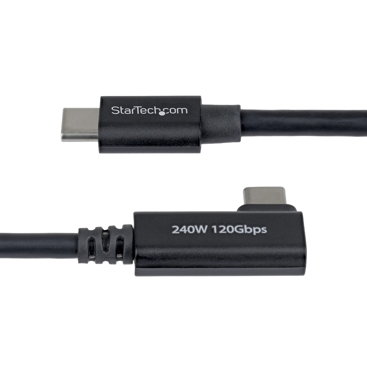 StarTech.com 2.6ft (80cm) Right Angle Thunderbolt 5 Cable, 80Gbps/Up to 120Gbps