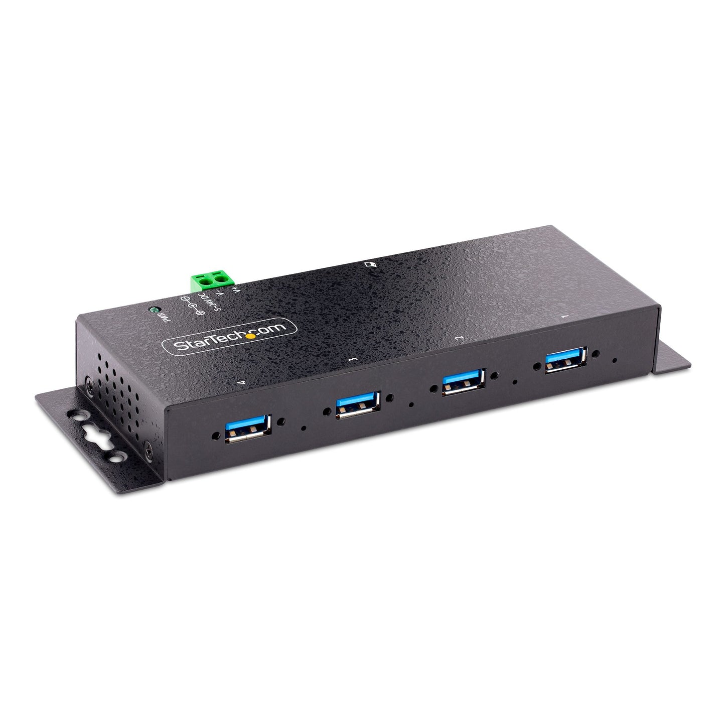 StarTech.com 4-Port Industrial USB 3.0 5Gbps Hub, Rugged USB Hub with ESD