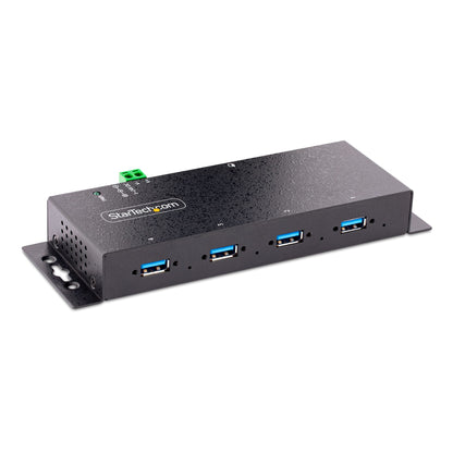 StarTech.com 4-Port Industrial USB 3.0 5Gbps Hub, Rugged USB Hub with ESD