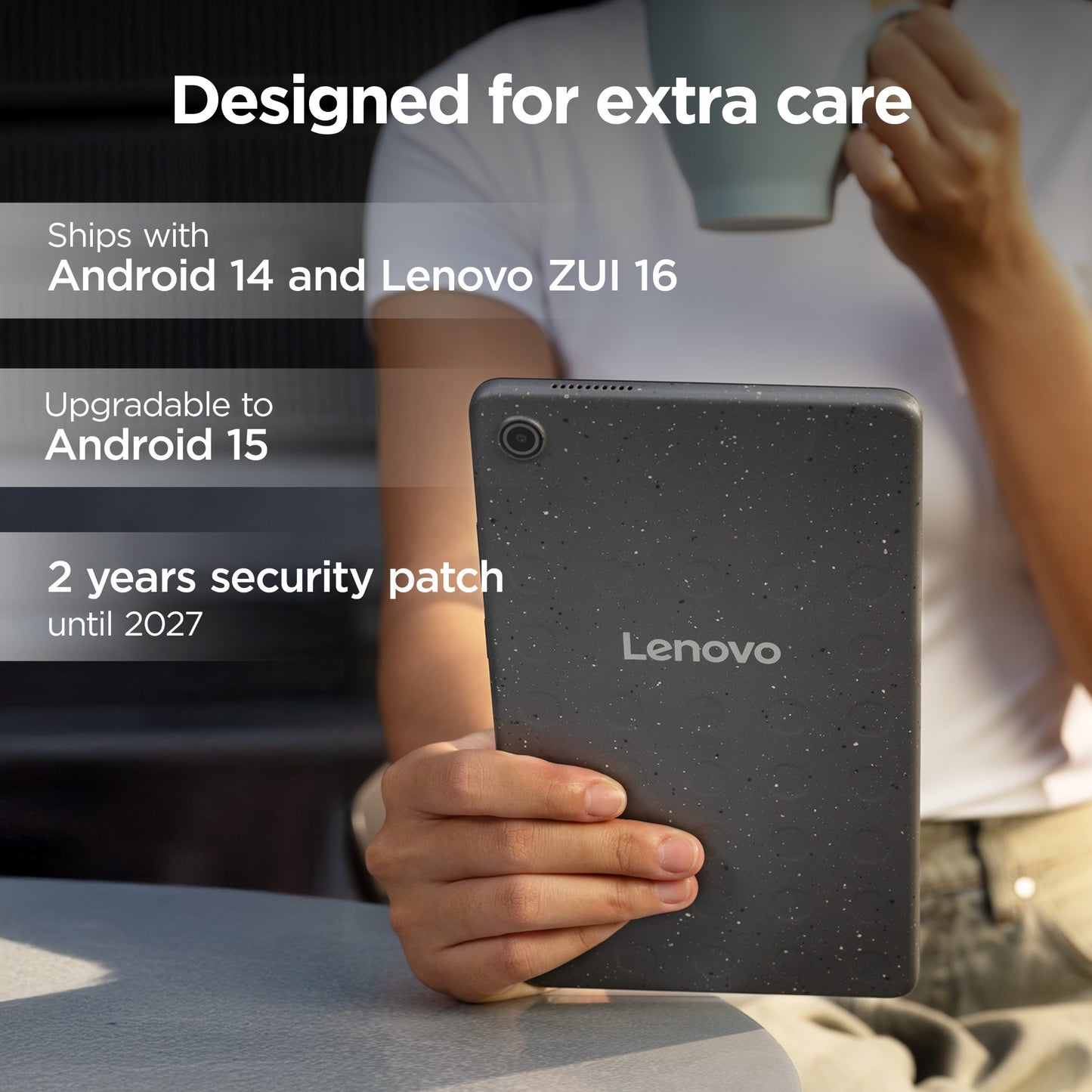 Lenovo Tab One Mediatek 64 GB 22.1 cm (8.7") 4 GB Wi-Fi 5 (802.11ac) Android 14 Grey Mobile Computer