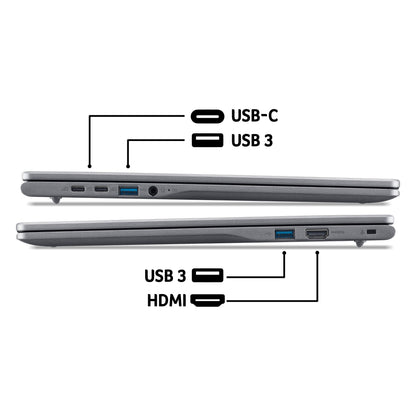 Acer Chromebook Plus 516 CB516-1H Traditional 16" Core i5-1334U 8GB 256GB SSD Laptop