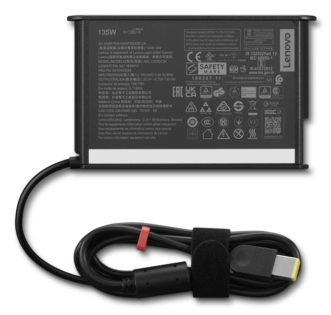 Lenovo 4X21L38724 power adapter/inverter Indoor Black Charger