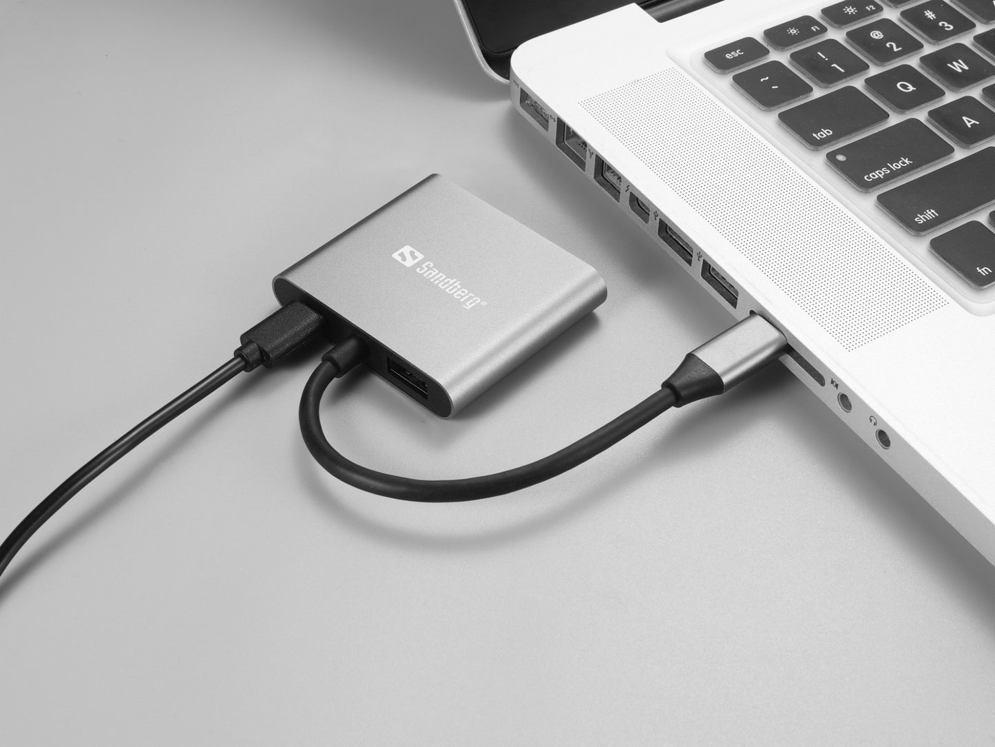 Sandberg USB-C Dock 2xHDMI+USB+PD Hub