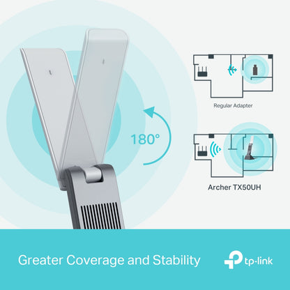 TP-LINK Archer AX3000 High Gain Wireless USB Adapter