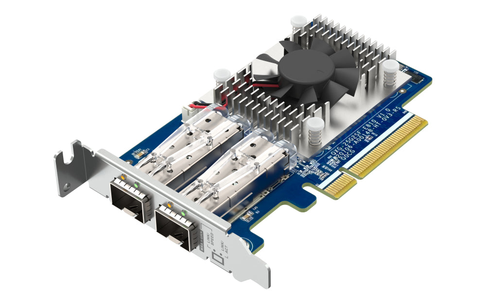 QNAP QXG-25G2SF-E810 network card Internal Fiber 25000 Mbit/s Network Adapter