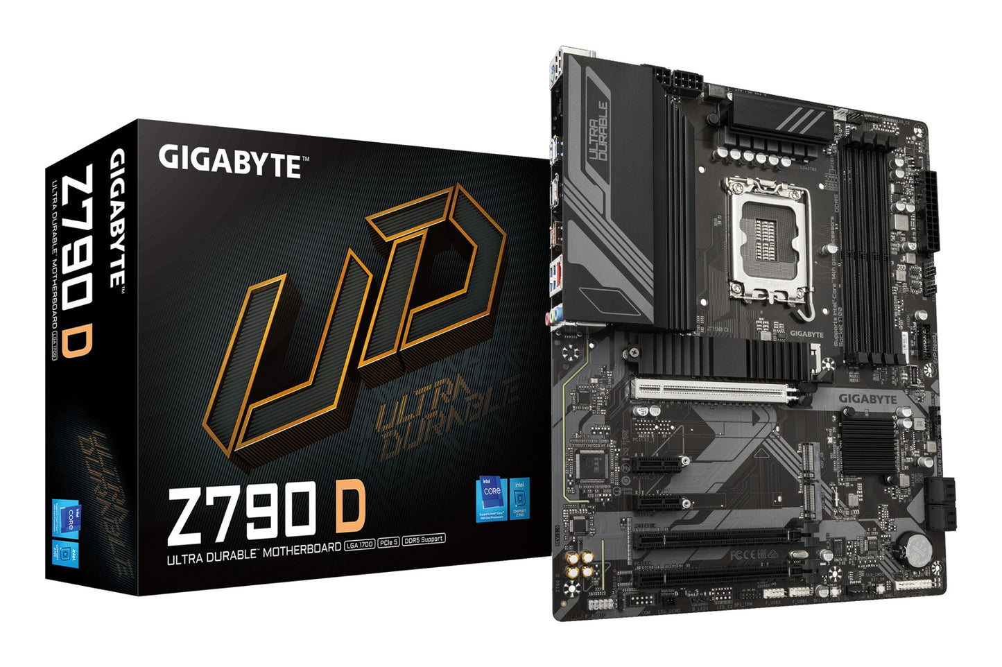 Gigabyte Z790 D Motherboard - Supports Intel Core 14th Gen CPUs, 12+1+１ Phases