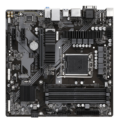 Gigabyte B760M DS3H DDR4 Motherboard - Supports Intel Core 14th Gen CPUs, 6+2+1