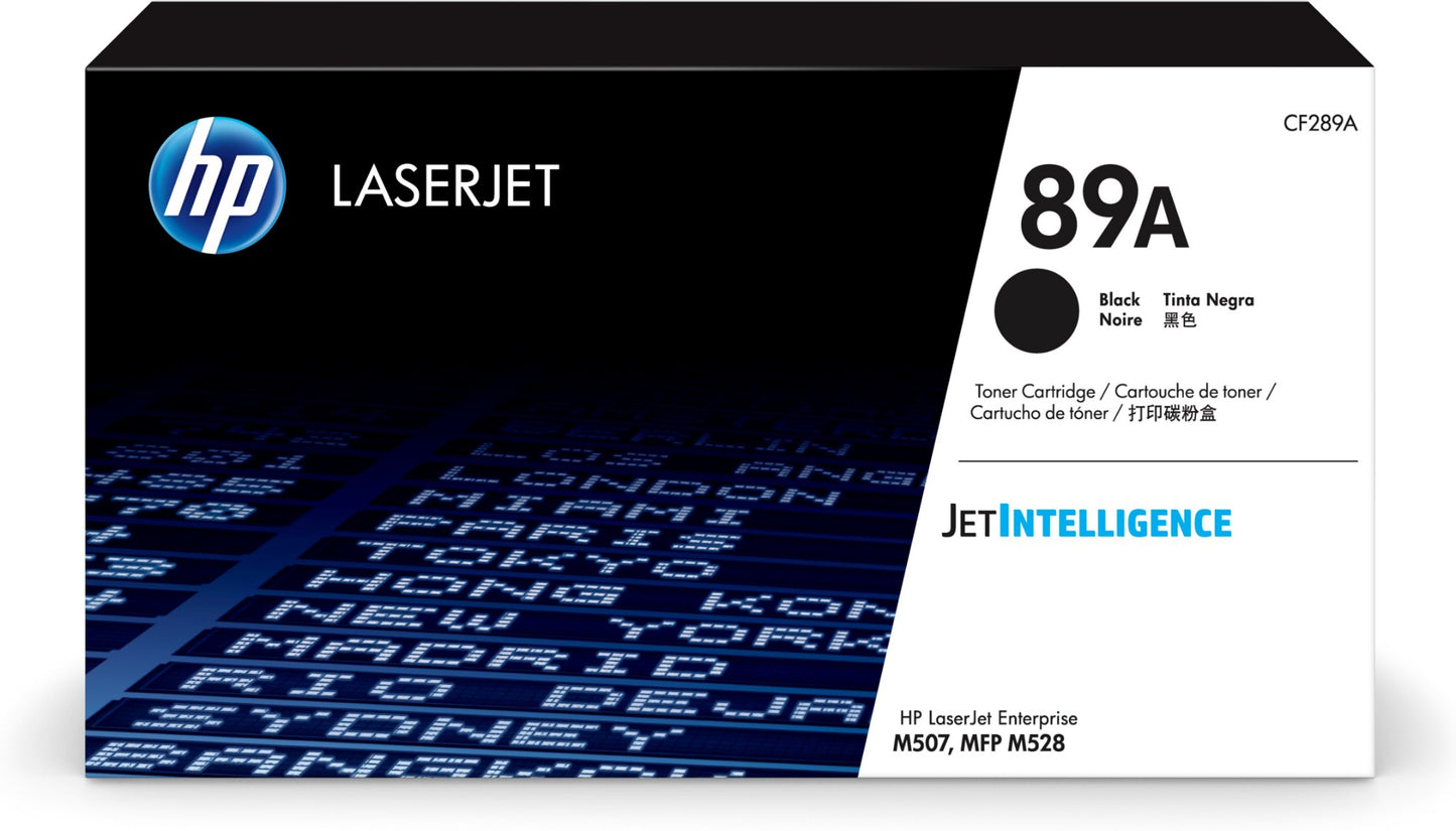 HP CF289A/89A Toner Cartridge (5K pages, HP M 507)