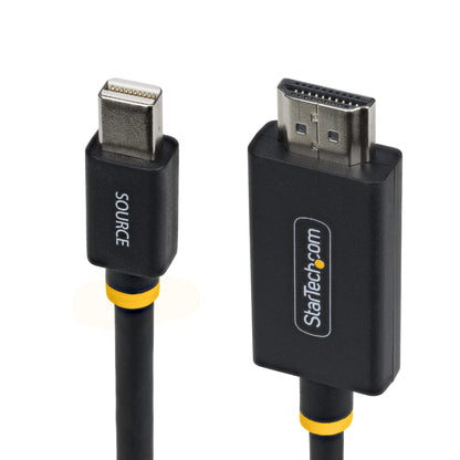 StarTech.com 2m (6ft) Mini DisplayPort to HDMI Adapter Cable, 4K 60Hz with HBR3/HDCP