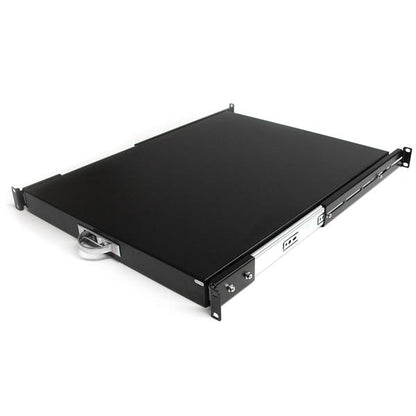 StarTech.com 1U Sliding Server Rack Mount Keyboard Shelf Tray, 55lbs (25Kg), 22in
