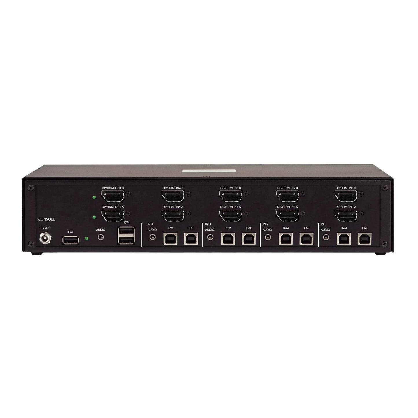 StarTech.com Secure 4-Port Dual-Monitor KVM Switch, HDMI or DisplayPort, 4K 60Hz